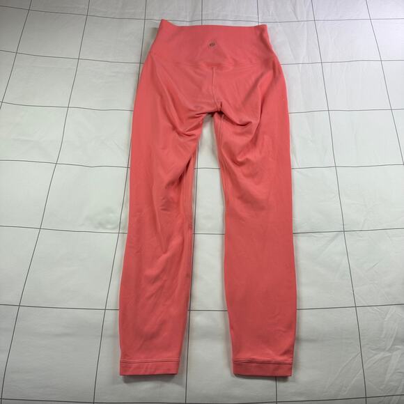 Lululemon Leggings Womens 6 Raspberry Cream Align 25" Athletic Yoga Gym Coral - Picture 3 of 9